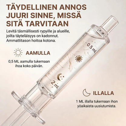 Seerumin annostelu aamuin ja illoin